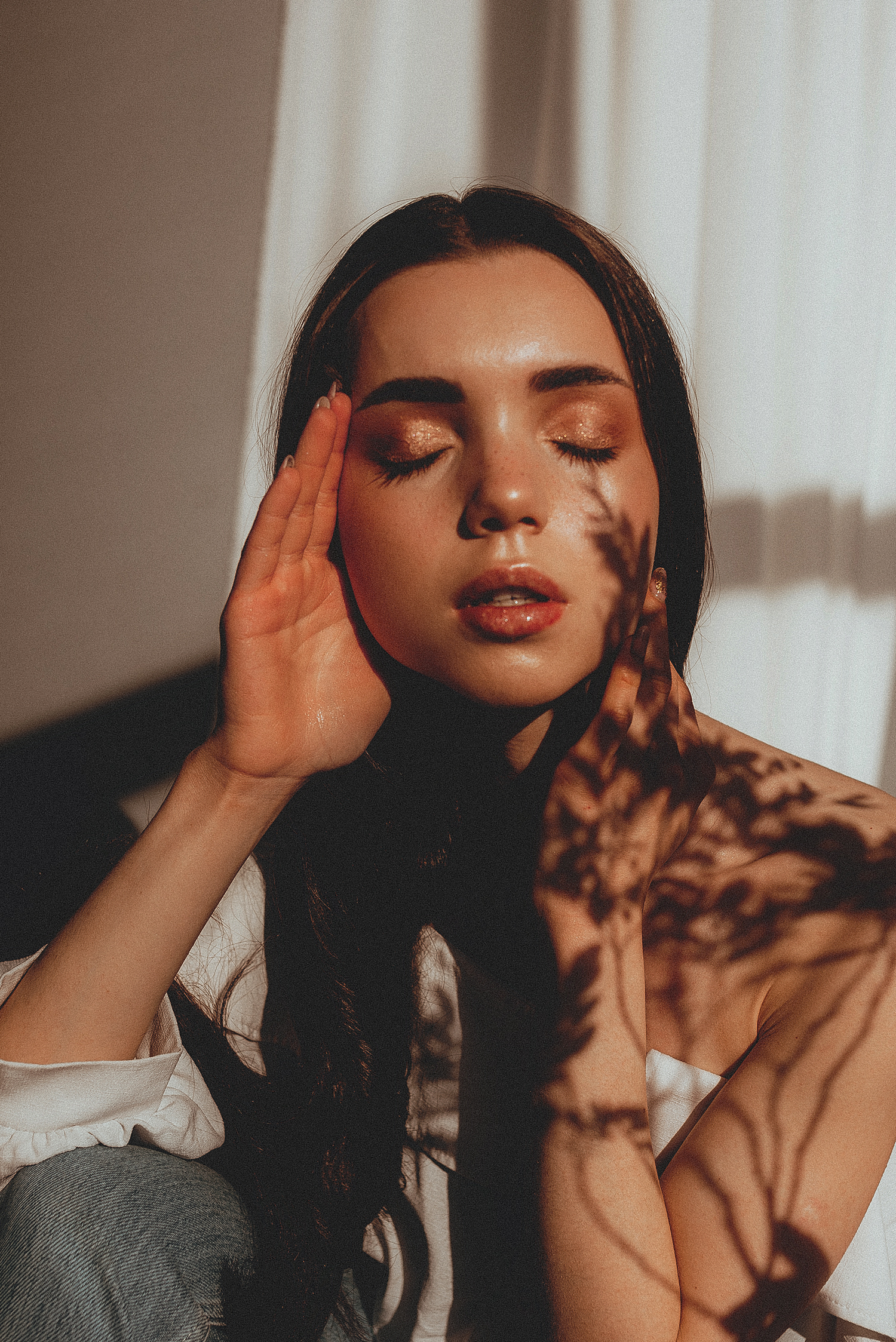 Consultation with a beauty client